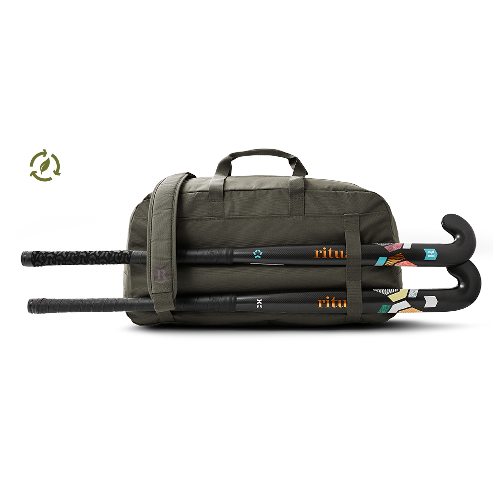 ritual calibre duffle field hockey stick bag olive 3