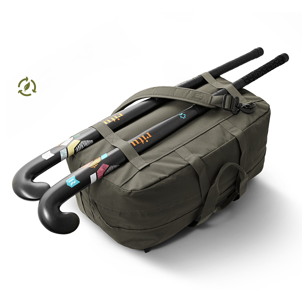 ritual calibre duffle field hockey stick bag olive 4