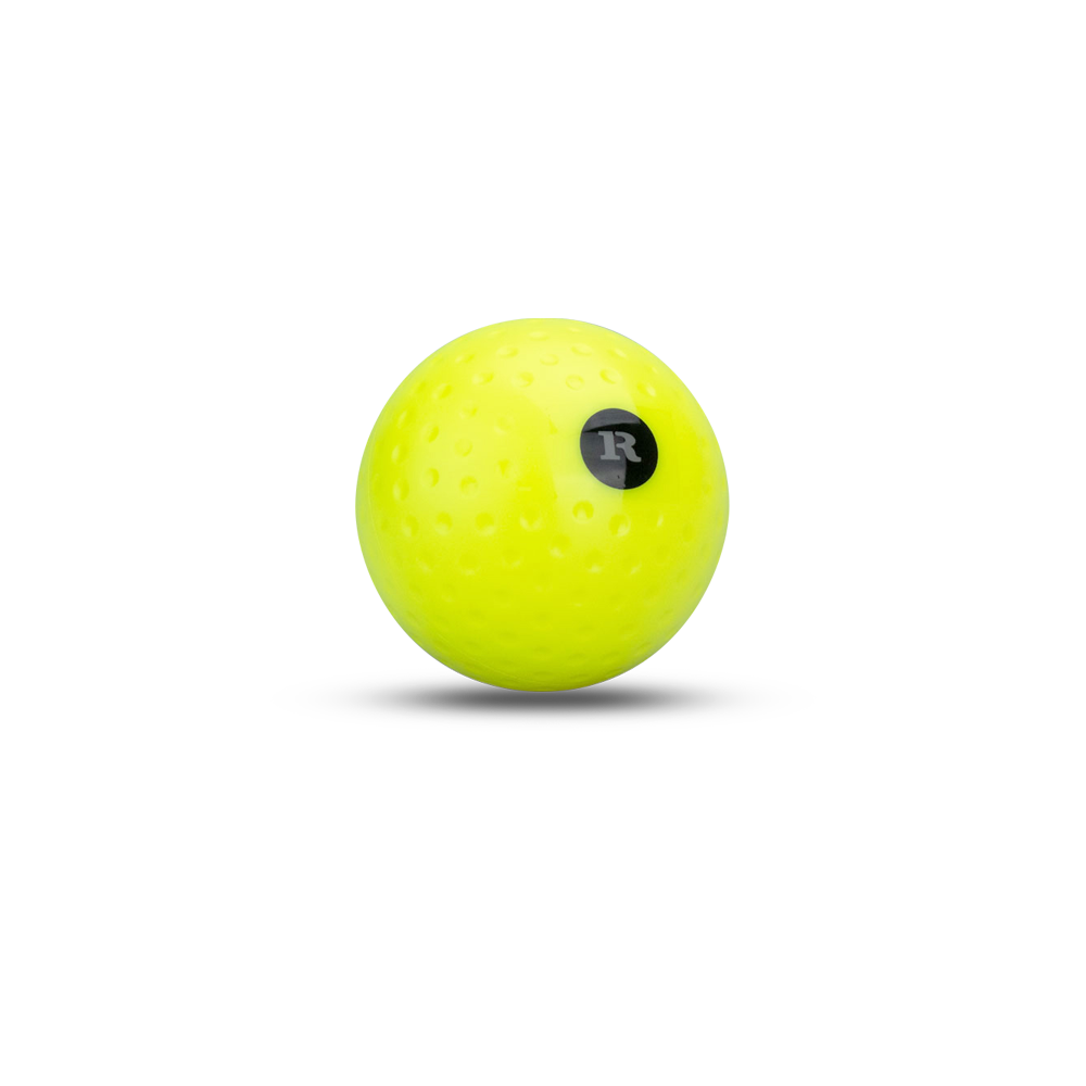 ritual field hockey dimple ball yellow