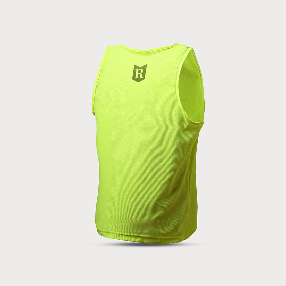 Ritual field hockey training vest, pro hockey, fluro lime hockey top