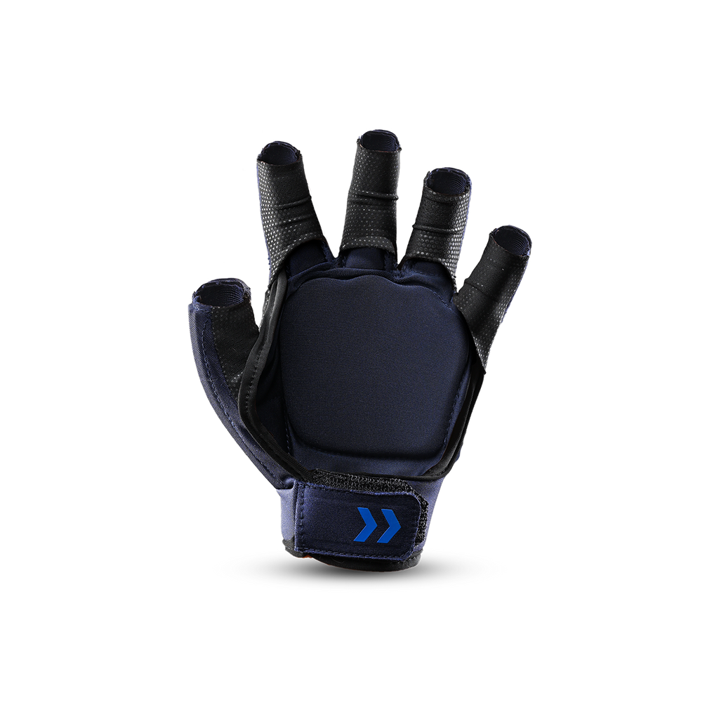 Rituals hockey, blue field hockey glove, maximum protection, knuckle shield and open palm