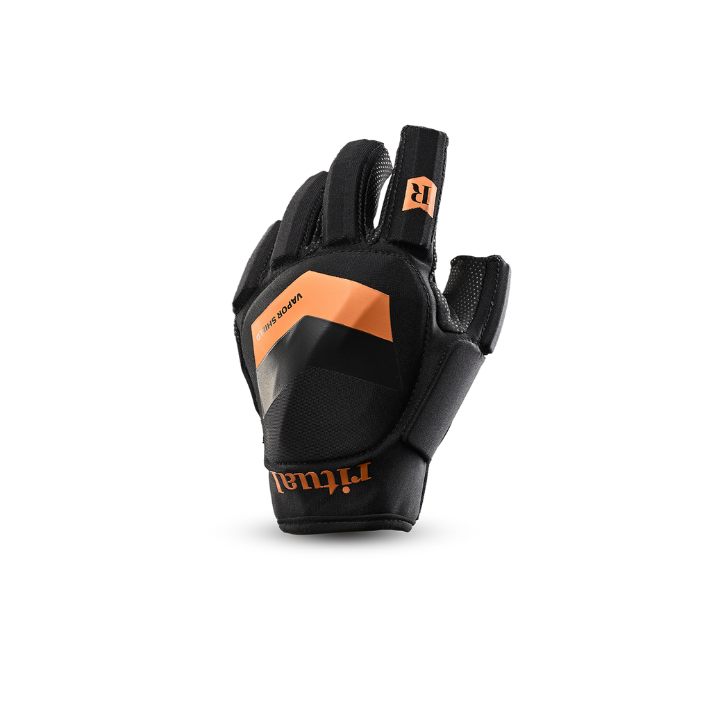 Pro hockey, ritual hockey, field hockey gloves, maximum protection, knuckle shield, side profile glove